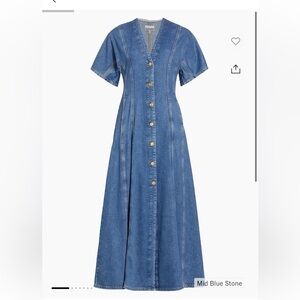 Fannie maxi Jean dress new with tags